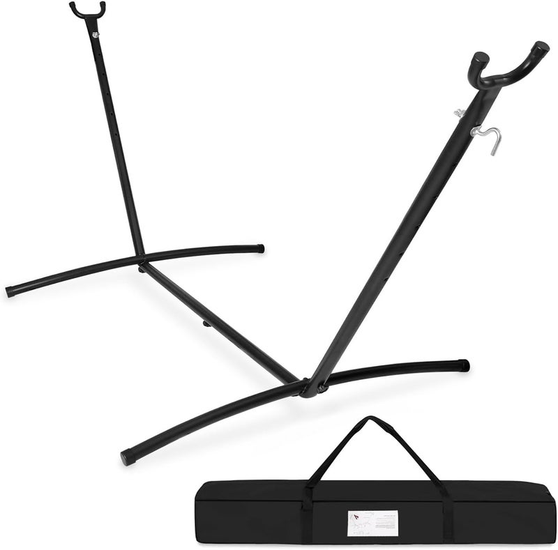 FDW Hammock Stand Portable Heavy Duty Hammock Stand Portable Steel Stand Only for Outdoor Patio or Indoor with Carrying Case (No Hammock) - Image 1
